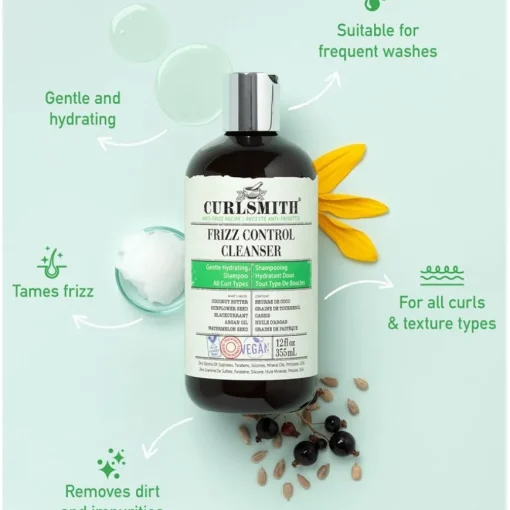 Shampoo & Co-Wash Frizz Control Cleanser von Curlsmith