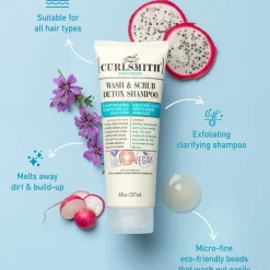 Shampoo & Co-Wash Wash & Scrub Detox Shampoo von Curlsmith