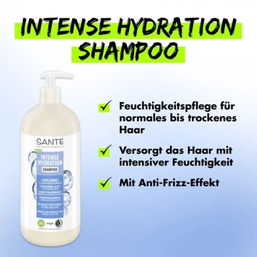 Shampoo Intense Hydration Shampoo von Sante Naturkosmetik