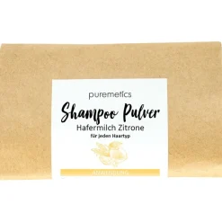Shampoo Shampoo-Pulver Hafermilch Zitrone von puremetics