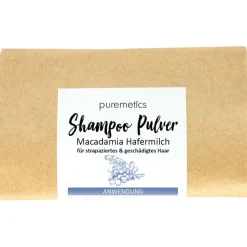 Shampoo Shampoo-Pulver Macadamia Hafermilch von puremetics