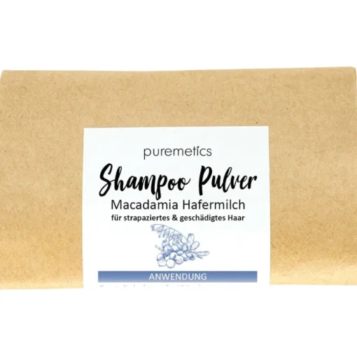 Shampoo Shampoo-Pulver Macadamia Hafermilch von puremetics