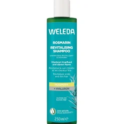 Shampoo Vitalisierendes Rosmarin Shampoo Ohne Silikone, mit Hyaluronsäure & Bio-Rosmarinöl für Volumen & Pflege von Weleda