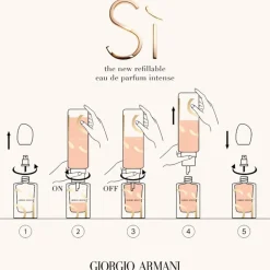 Si Eau de Parfum Spray Intense - nachfüllbar von Armani