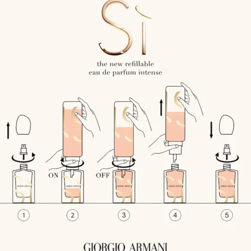 Si Eau de Parfum Spray Intense - nachfüllbar von Armani