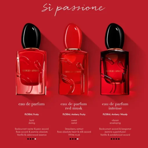 Si Eau de Parfum Spray Passione Red Musk von Armani