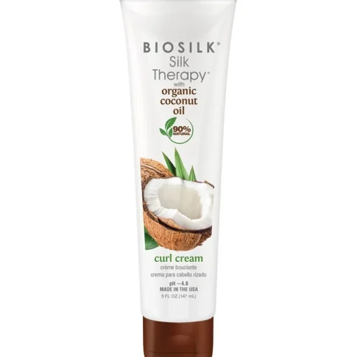 Silk Therapy with Natural Coconut Oil Curl Cream von BIOSILK