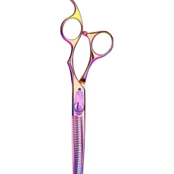 SilkCut Effilierschere Rainbow RH 6,0"  von Olivia Garden