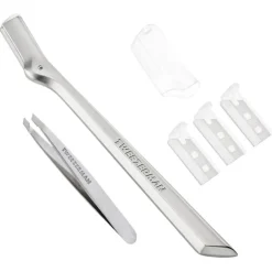 Skin Care Gesichtshaarrasierer Set Edelstahl von Tweezerman