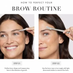 Skin Care Gesichtshaarrasierer Set Edelstahl von Tweezerman