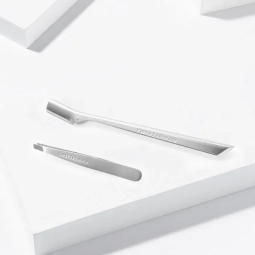 Skin Care Gesichtshaarrasierer Set Edelstahl von Tweezerman