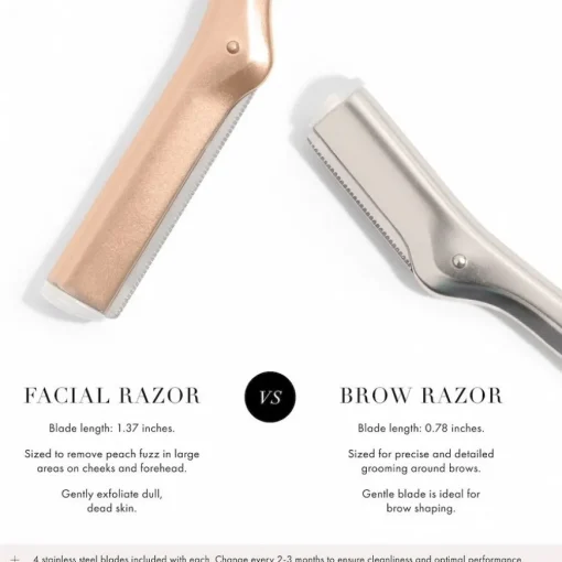 Skin Care Gesichtshaarrasierer Rose Gold von Tweezerman