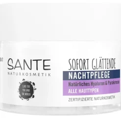Sofort Glättende Nachtcreme von Sante Naturkosmetik