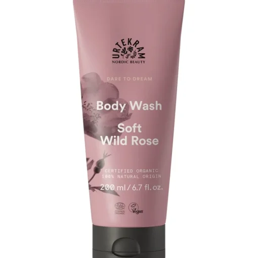 Soft Wild Rose Body Wash von Urtekram
