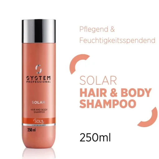 Solar Hair & Body Shampoo SOL1 von System Professional Lipid Code