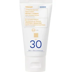 Sonnenpflege Yoghurt Getönte Sonnencreme für das Gesicht SPF30 von KORRES