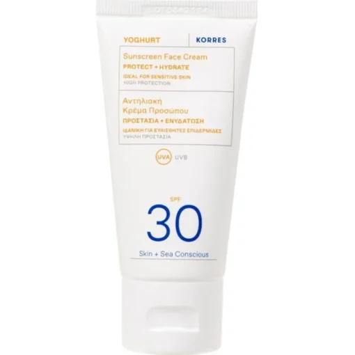 Sonnenpflege Yoghurt Sonnencreme für das Gesicht SPF30 von KORRES