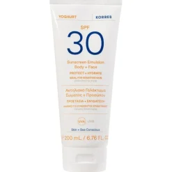 Sonnenpflege Yoghurt Sonnenschutz-Emulsion für Körper und Gesicht SPF30 von KORRES