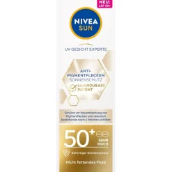 Sonnenschutz Anti-Pigmentflecken Sonnenschutz LSF50+ Luminous 630 Patent von NIVEA
