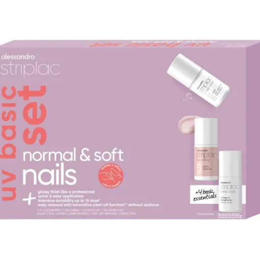 Striplac UV Colour UV Basic Set Normal & Soft Nails von Alessandro