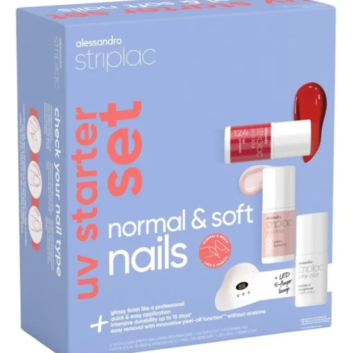 Striplac UV Colour UV Starter Set Normal & Soft Nails von Alessandro