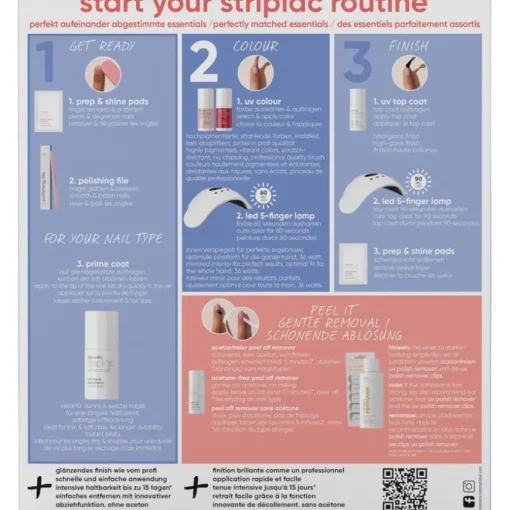 Striplac UV Colour UV Starter Set Normal & Soft Nails von Alessandro