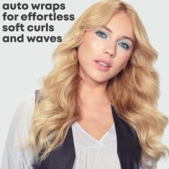 Styler Auto Revolve Soft Curl Tong Automatisch drehender Soft-Lockenstab mit Keramikbeschichtung von Revamp Professional