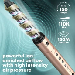 Styler Dynamischer Radiance Pro Blow Dry 7-in-1 Ionen-Haartrockner und Luftstyler von Revamp Professional