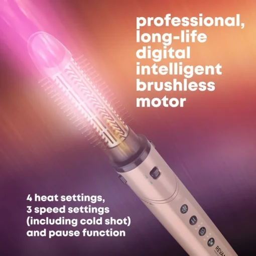 Styler Dynamischer Radiance Pro Blow Dry 7-in-1 Ionen-Haartrockner und Luftstyler von Revamp Professional