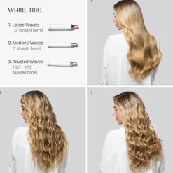 Styler Whirl Trio Styling-Stab mit austauschbaren Aufsätzen von T3