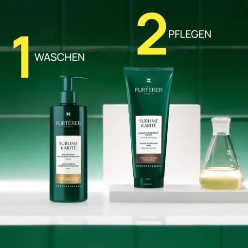 Sublime Karité Feuchtigkeitsspendendes, glättendes Shampoo von René Furterer