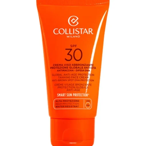 Sun Protection Tan Global Anti-Age Protection Tanning Face Cream SPF 30 von Collistar