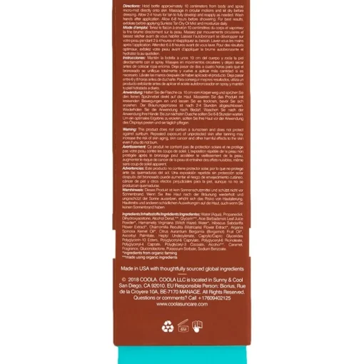 Sunless Tan Dry Oil Mist von Coola