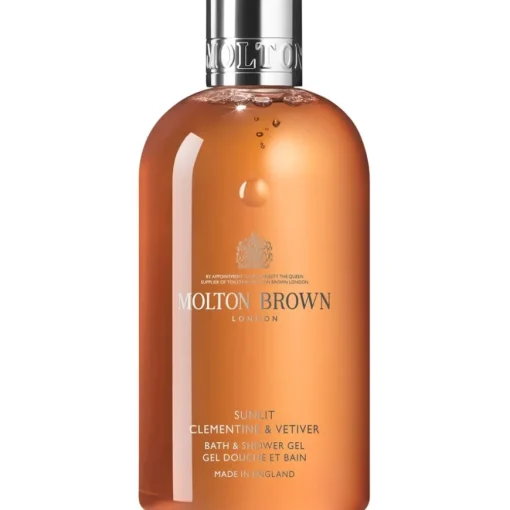 Sunlit Clementine & Vetiver Bath & Shower Gel von Molton Brown