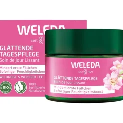 Tagespflege Glättende Tagespflege Wildrose & Weisser Tee Sofortiger Feuchtigkeitsboost von Weleda