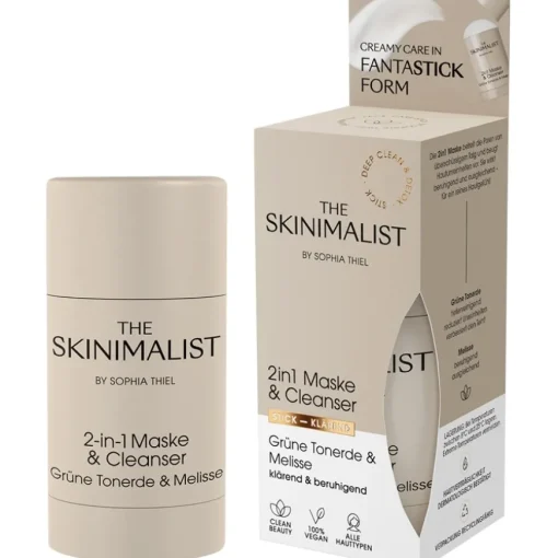 The Skinimalist 2-in-1 Maske & Cleanser Grüne Tonerde & Melisse