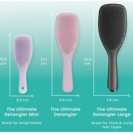 The Wet Detangler Ultimate Mini - Apricot Straight & Curly Hair von Tangle Teezer