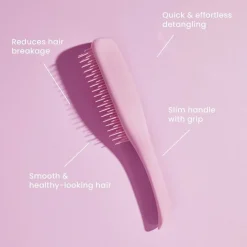 The Wet Detangler Ultimate - Millennial Pink Straight & Curly Hair von Tangle Teezer