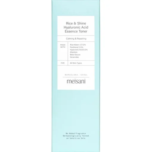 Tonikum Rice And Shine Hyaluronic Acid Essence Toner von Meisani
