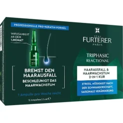 Triphasic Reactional Kur bei temporärem Haarausfall von René Furterer