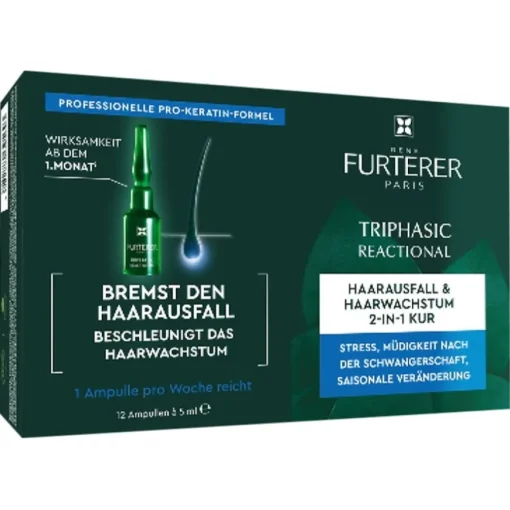 Triphasic Reactional Kur bei temporärem Haarausfall von René Furterer