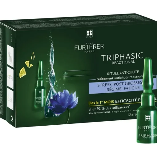 Triphasic Reactional Kur bei temporärem Haarausfall von René Furterer