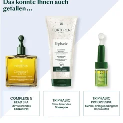 Triphasic Reactional Kur bei temporärem Haarausfall von René Furterer
