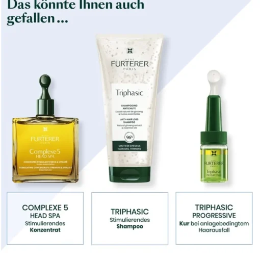 Triphasic Reactional Kur bei temporärem Haarausfall von René Furterer