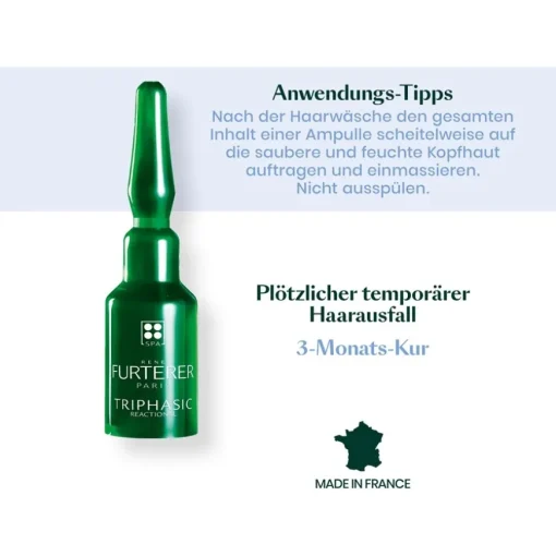 Triphasic Reactional Kur bei temporärem Haarausfall von René Furterer
