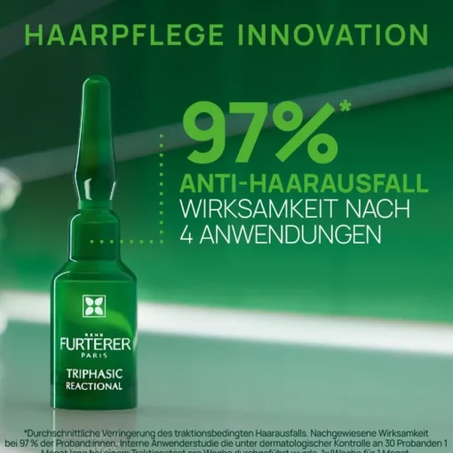 Triphasic Reactional Kur bei temporärem Haarausfall von René Furterer