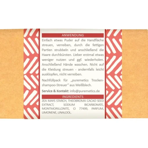 Trockenshampoo Trockenshampoo Granatapfel von puremetics