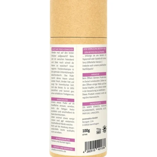 Trockenshampoo Trockenshampoo Red Berries von puremetics