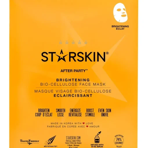 Tuchmaske Brightening Face Mask Bio-Cellulose von StarSkin