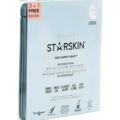 Tuchmaske Hydrating Face Mask Set Bio-Cellulose Red Carpet Ready von StarSkin